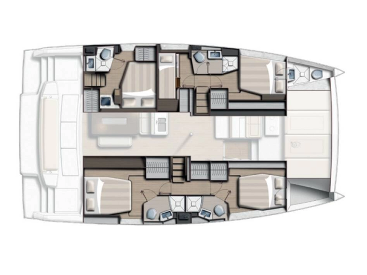 Pronájem Katamarán Bali s licencí