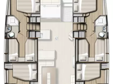 Pronájem Katamarán v Pirovac -Bali Bali 5.4