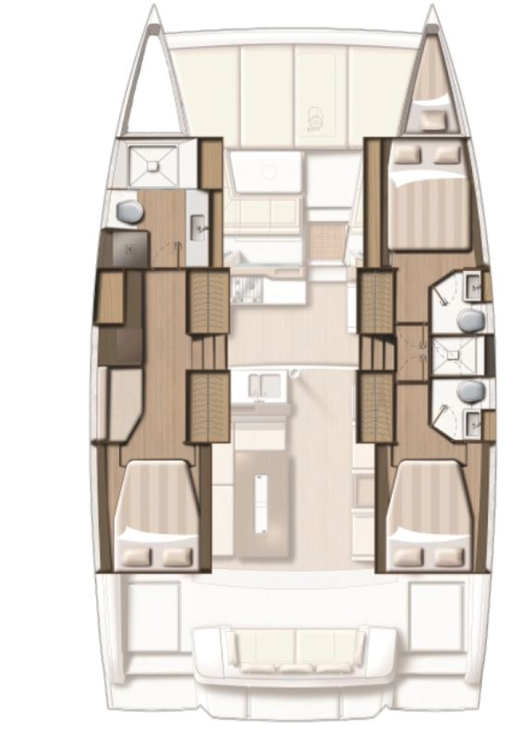 Pronájem jachty v Saint Thomas -Bali Bali 4.2 na Samboatu