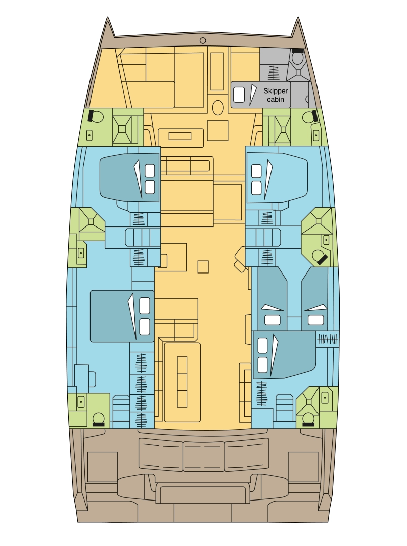 Pronájem jachty v Raiatea Island -Bali Bali 5.4 na Samboatu