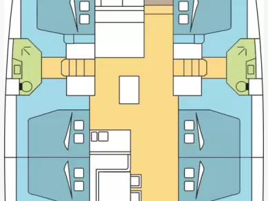 Pronájem lodi Anse Marcel lákavé ceny Bali 5.4