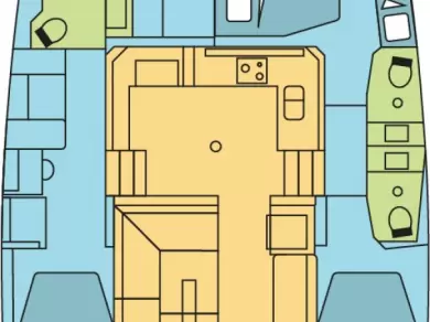 Pronájem jachty v Parham Town -Bali Bali Catspace Voile na Samboatu