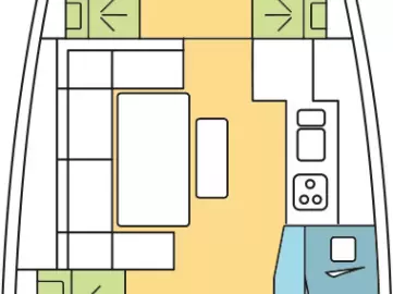 Pronájem jachty v Kos -Dufour Dufour 460 Grand Large na Samboatu