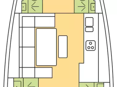 Pronájem Plachetnice v Donji Seget -Dufour Dufour 460 Grand Large