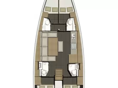 Pronájem lodi Donji Seget lákavé ceny Dufour 460 Grand Large