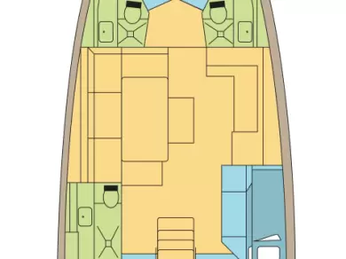 Pronajmout si Dufour Dufour 470 v Bas du Fort