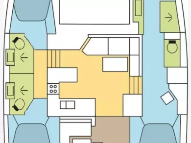 Fountaine Pajot Astrea 42 jednotlivci a charterové společnosti v Alimos