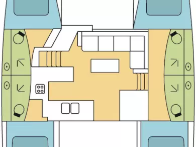 Pronajmout Katamarán se skipperem či ne Fountaine Pajot v Alimos