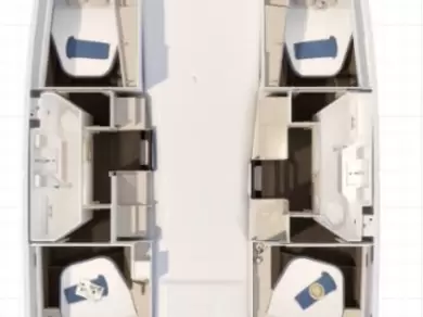 Pronájem Katamarán v Saint-Mandrier-sur-Mer -Fountaine Pajot Fountaine Pajot FP 41 Quatuor 2