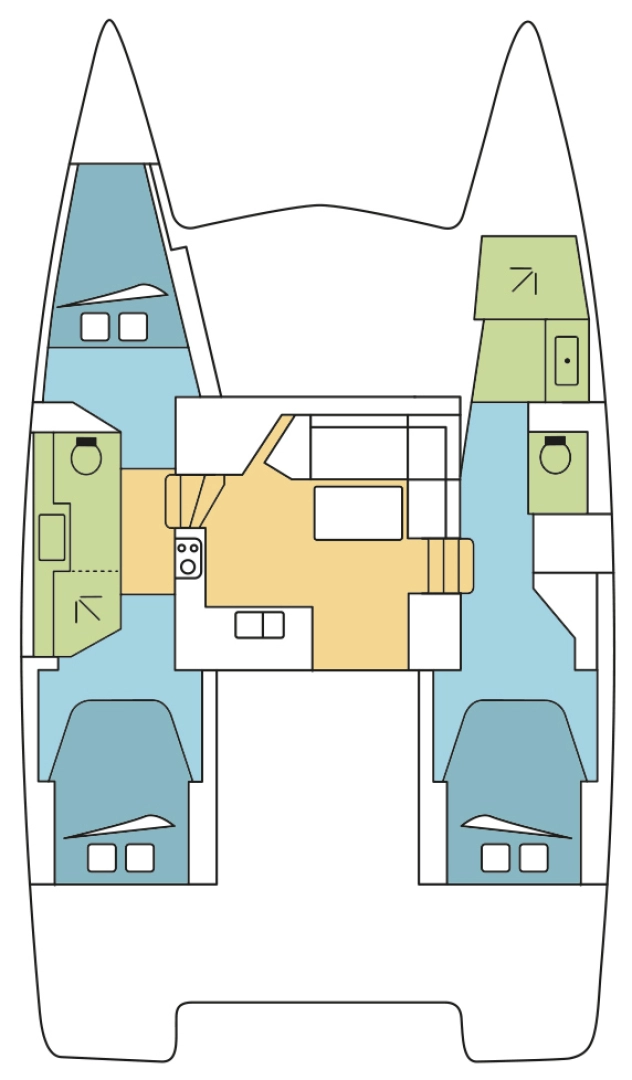 Pronájem jachty v Nassau -Fountaine Pajot Lucia 40 na Samboatu