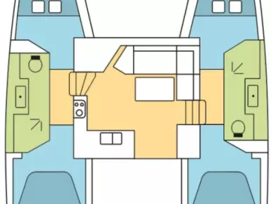 Pronájem Katamarán Fountaine Pajot s licencí