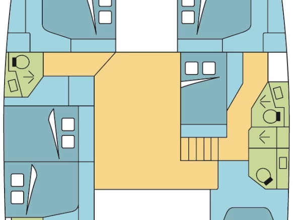 Pronájem Katamarán Fountaine Pajot s licencí