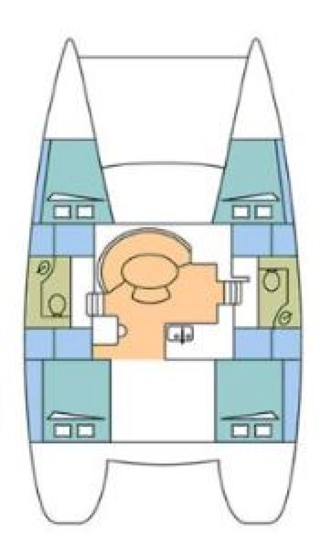 Pronájem Katamarán Lagoon s licencí