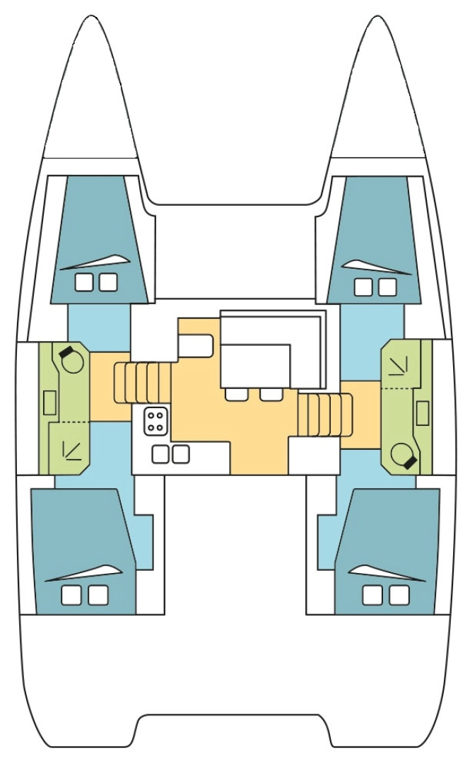 Pronájem jachty v Airlie Beach -Lagoon Lagoon 40 na Samboatu