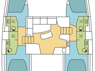 Pronájem Katamarán Lagoon s licencí