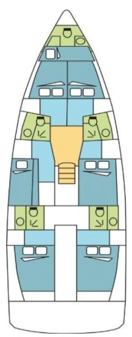 Pronájem Plachetnice v Alimos -Jeanneau Sun Loft 47