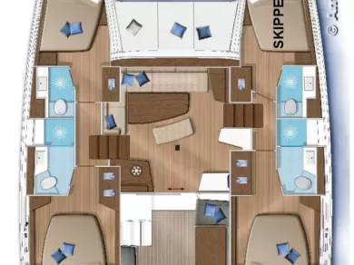 Pronájem Katamarán v Syros (Island) -Lagoon Lagoon 42