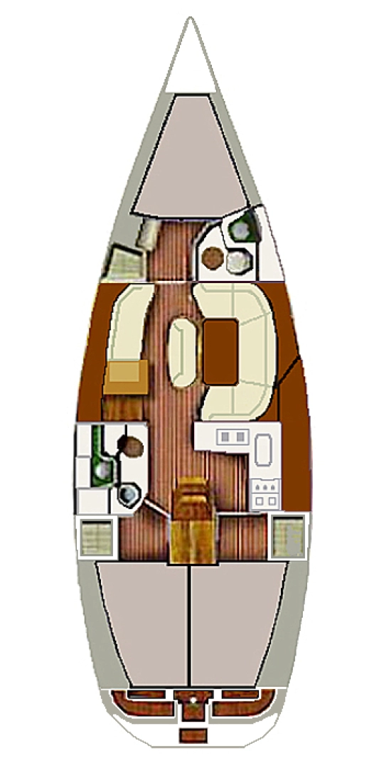 Pronájem Plachetnice v Betina -Jeanneau Sun Odyssey 40