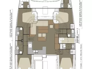 Pronájem jachty v Kaštela -Dufour Dufour Catamarans 48 Sail na Samboatu