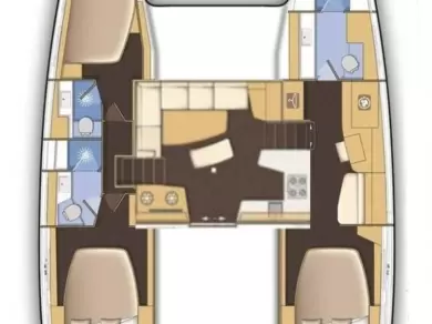 Pronájem lodi Lagoon Lagoon 42 v Kaštela na Samboatu