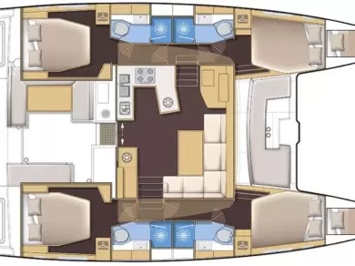 Lagoon Lagoon 450 F jednotlivci a charterové společnosti v Kaštela