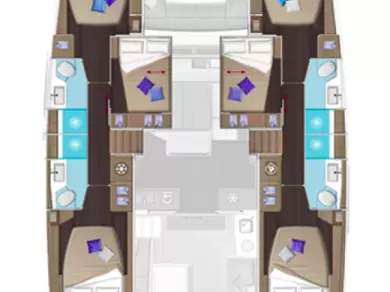 Pronajmout Katamarán se skipperem či ne Lagoon v Kaštela