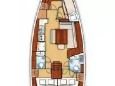 Pronájem lodi Bénéteau Oceanis 43 Family - 4 cab. v Fethiye na Samboatu