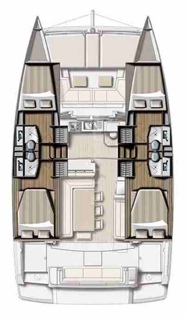 Pronájem lodi Agropoli lákavé ceny Bali 4.1