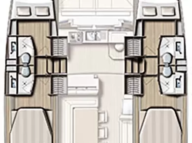 Pronájem lodi Bali Bali 4.1 v Capo d'Orlando na Samboatu