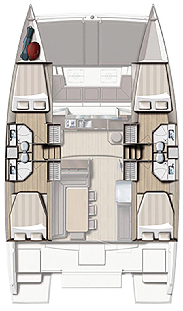 Pronájem Katamarán v Capo d'Orlando -Bali Bali 4.3