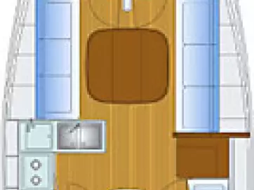 Pronájem Plachetnice v Ávdira -Bavaria Bavaria 36