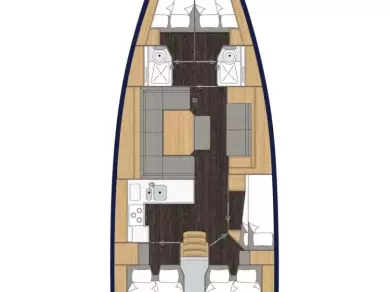 Pronájem lodi Bavaria Bavaria C45 Holiday v Portisco na Samboatu