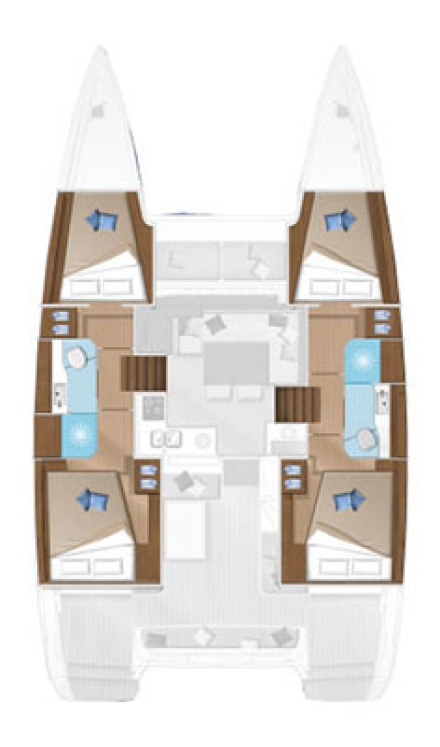 Pronájem lodi Lagoon Lagoon 40 v Bormes-les-Mimosas na Samboatu
