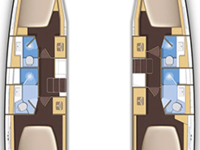 Pronájem Katamarán v Rhodos -Lagoon Lagoon 42