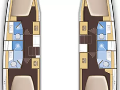 Pronájem Katamarán v Rhodos -Lagoon Lagoon 42