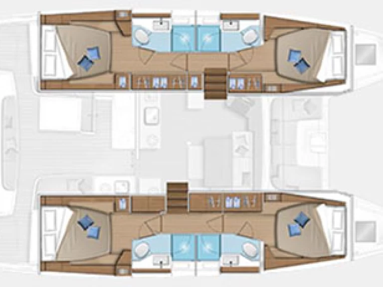 Pronajmout si Lagoon Lagoon 46 v Paleros