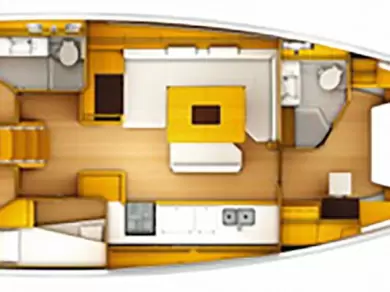 Pronajmout si Jeanneau Sun Odyssey 519 v Mykonos (ostrov)