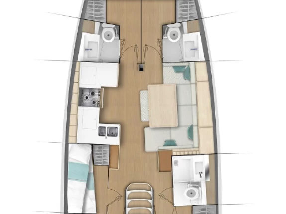 Pronajmout si Jeanneau Sun Odyssey 490 v Skiathos