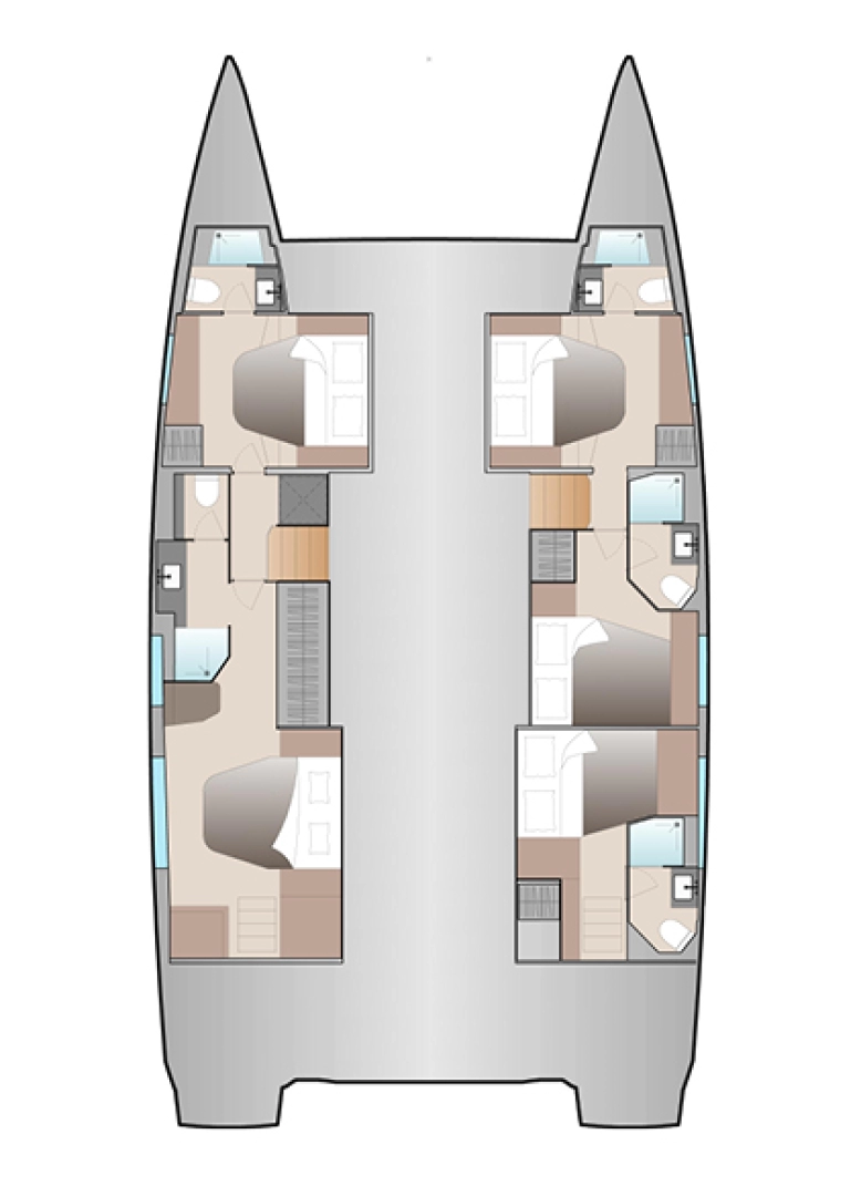 Pronájem Katamarán Fountaine Pajot s licencí