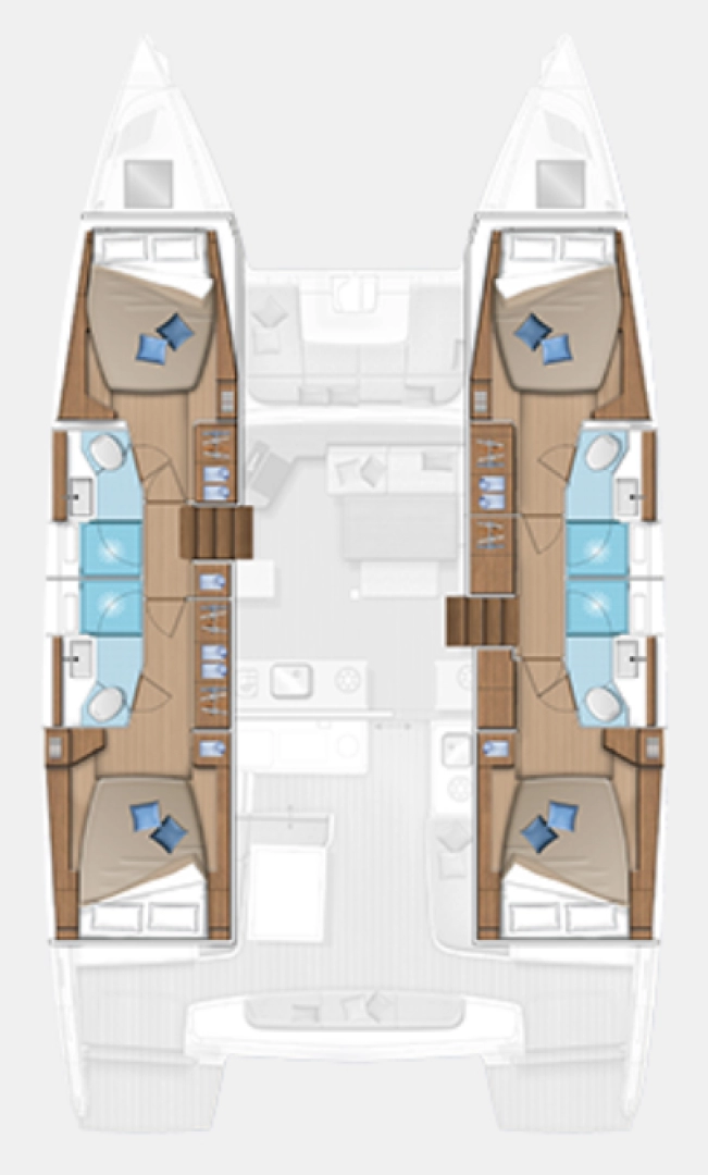 Pronájem jachty v Road Town -Lagoon Lagoon 46 na Samboatu