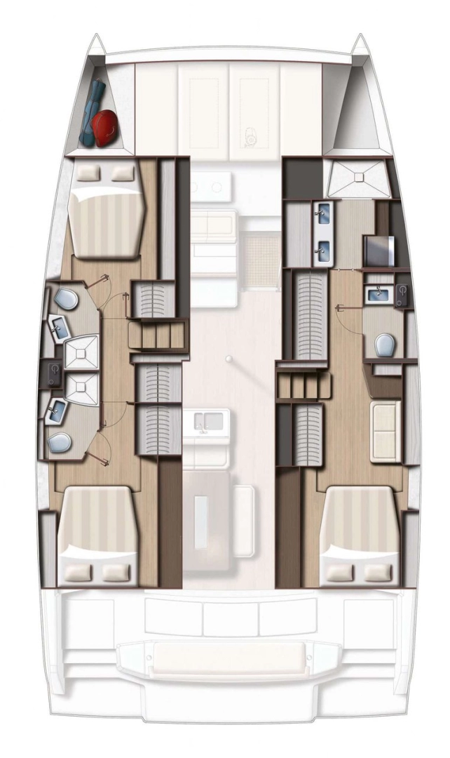 Pronajmout Katamarán se skipperem či ne Bali v Marsh Harbour