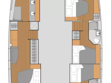 Fountaine Pajot Aura 51 jednotlivci a charterové společnosti v Annapolis