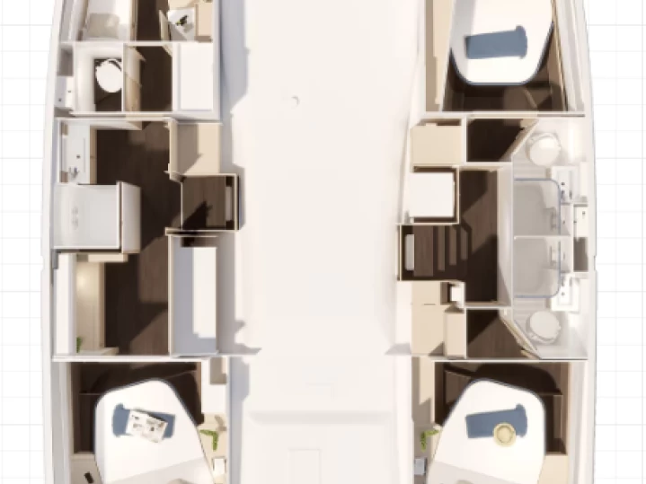 Pronájem Katamarán v Frenchtown -Fountaine Pajot Fountaine Pajot FP 44 Maestro - 3 cab.