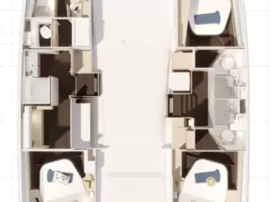 Pronájem lodi Fountaine Pajot Fountaine Pajot FP 44 Maestro - 3 cab. v Frenchtown na Samboatu