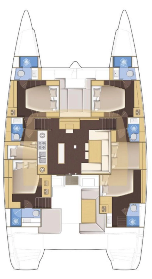 Pronájem Katamarán v Belize City -Lagoon Lagoon 52