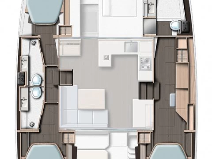 Pronájem lodi Leopard Catamarans / Robertson & Caine Leopard 42 - 3 cab. v Marsh Harbour na Samboatu