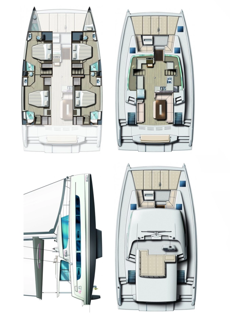 Katamarán k pronájmu v Marmaris za nejlepší cenu