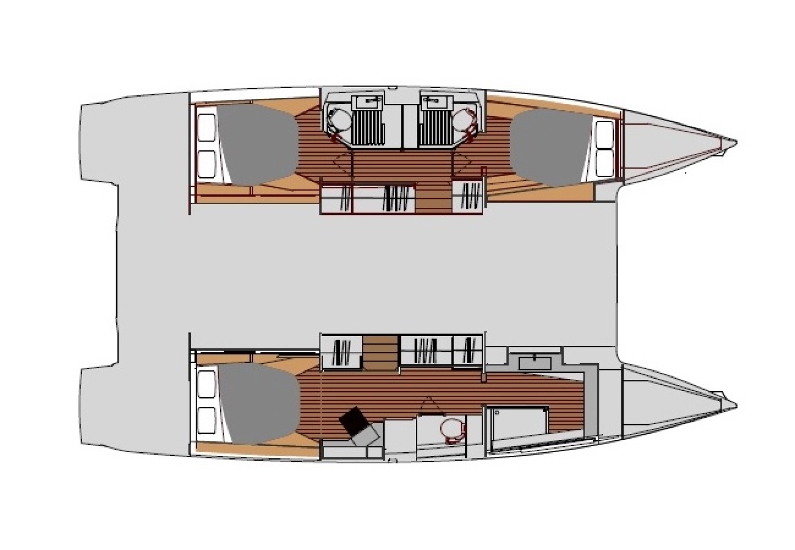 Fountaine Pajot Astrea 42 jednotlivci a charterové společnosti v Marseille