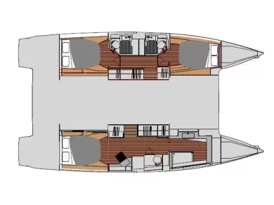 Fountaine Pajot Astrea 42 jednotlivci a charterové společnosti v Marseille