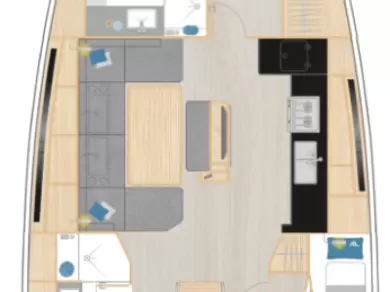 Pronájem Plachetnice Hanse s licencí